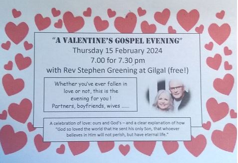 Valentines Gospel Evening Ad